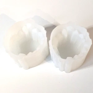 Silicone Candle Mold, Tea Light Candles Form, Geometric Crystal Votive, Set of 2 - Picture 1 of 17
