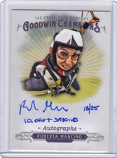 2018 Goodwin Champions Inscribed Auto RM Roberta Mancino - 10,000+ Sky Dives /25