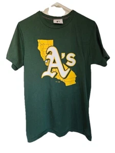Oakland A's Athletics Fanatics A's California Map T-Shirt Adult Medium Green - Picture 1 of 5