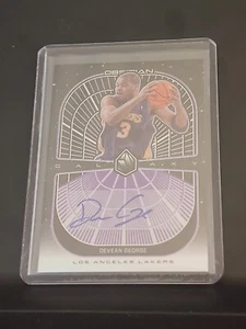 2019-20 Panini Obsidian Devean George Purple Galaxy Auto 22/75 - Picture 1 of 3