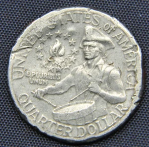 RARE BICENTENNIAL 1776-1976 QUARTER 25C With Many ERRORS - Picture 1 of 4