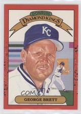 1990 Donruss Learning Series Diamond Kings George Brett #1 HOF