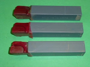 NOS! (3) VR/WESSON AR-12, VR-75 PUNTE PER UTENSILI, PUNTA IN METALLO DURO, 3/4" x 3/4" x 4-1/2" - Foto 1 di 3