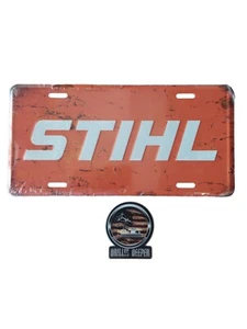 Stihl license Plate Crane Sticker Oilfield Union Construction  P273 - Picture 1 of 4