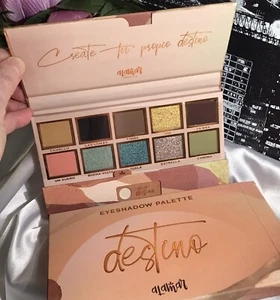 Alamar Cosmetics DESTINO Eyeshadow Palette 10 Colors Mattes & Shimmers NIB RV$35 - Picture 1 of 13