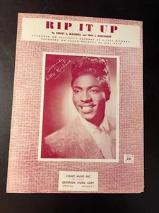 Spartiti musicali Rip It Up 1956 Little Richard MOLTO RARI!  CRITERIO. 3888 - Foto 1 di 3