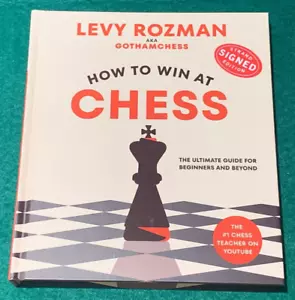 How to Win at Chess by Levy Rozman (Gothamchess) SIGNED - 1st/1st HC - 2023 - Picture 1 of 15