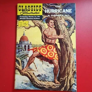 Classics Illustrated The Hurricane HRN 121 #1 1954 Good+ - Picture 1 of 13