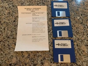 SODANSCHWERT MIT EINSATZ SPIEL COMMODORE AMIGA COMPUTER 3,5" GETESTET IN DER NÄHE NEUWERTIG - Bild 1 von 2