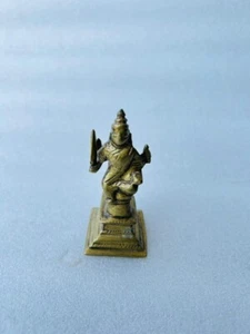 Vintage Brass Hindu Goddess Ma Kali Statue Old Brass Hand Crafted Ma Kali Statue - Picture 1 of 6