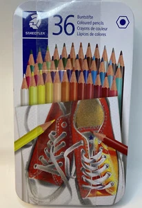 Staedtler 36 pack coloured pencils with storage tin Assorted colours, age 3+ - Picture 1 of 6