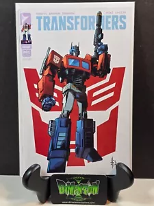 TRANSFORMERS #1 COMIC JASON HOWARD OPTIMUS PRIME 2ND PRINT SECOND PRINT NM - Bild 1 von 5