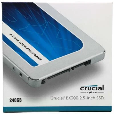 Crucial BX300 240GB 3D NAND SATA 2.5 Inch Internal SSD CT240BX300SSD1 - Image 1 of 3
