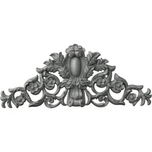 Ekena Millwork Gladstone Onlay 2-3/4"x36-1/4"x15-1/4" Polyurethane Primed White - Picture 1 of 9