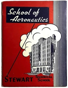 STEWART TECHNICAL SCHOOL NYC ~ School of Aeronautics Book - Picture 1 of 2