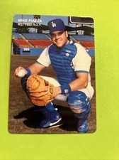 Mike Piazza  NATL LEAGUE ROOKIE OF THE YEAR 1993 Mothers Cookies - CATCH  PIC