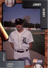 1992 London Tigers Fleer/ProCards #629 Jimmy Henry