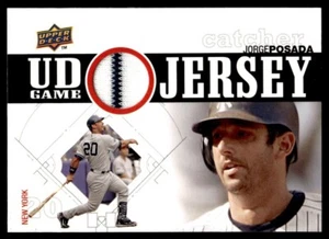 2010 Upper Deck #UDGJ-PO Jorge Posada Jersey Pinstipe New York Yankees - Picture 1 of 2