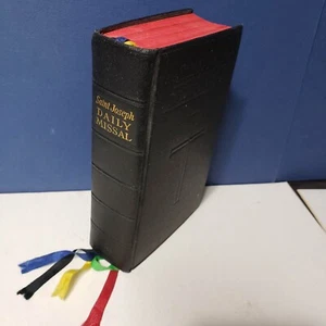 SAINT JOSEPH DAILY MISSAL Confraternity Version 1961  Catholic Hardback VTG - Imagen 1 de 13