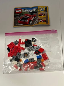 Lego #31055 Creator 3 in 1 Red racer 2017  Retired 100% Complete - Picture 1 of 2