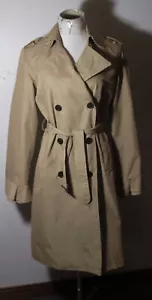 C&C CALIFORNIA Tan Doube Breasted Overcoat Women's Size M NWT - Picture 1 of 6