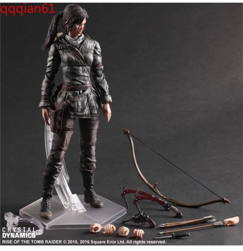 25CM Play Arts kai Tomb Raider Lara Croft Collectible Model Action Figure Toys - Image 1 of 4