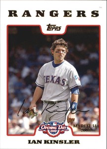 2008 (RANGERS) Topps Opening Day Gold #138 Ian Kinsler /2199