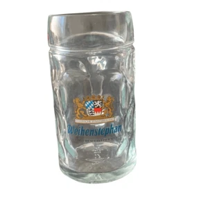 Pre Owned Weihenstephan Brewery Beer Mug Stine from Germany Dimpled Heavy Base - Picture 1 of 13