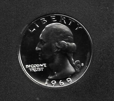 1969-S PROOF WASHINGTON QUQATER - Image 1 of 2