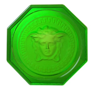 Medusa Glasuntersetzer Ø 10,5cm, II.Wahl in smaragdgrün - AE 914 - Picture 1 of 6
