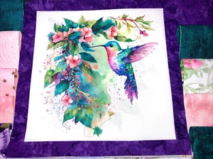 "Hermosos colibríes de 5""! Kit de edredón precortado - Imagen 1 de 24