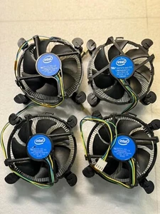 Lot of 4 Intel F90T12NS1F7-57A01B2 CPU Computer Stock Fan Aluminum E97379-003 - Picture 1 of 3