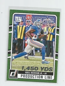 2016 Donruss ODELL BECKHAM JR. Production Line Yards - Picture 1 of 1