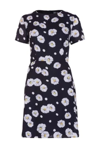 Sugarhill Boutique Poppy Lux Thora Daisy Print A-line Shift Dress - Picture 1 of 9
