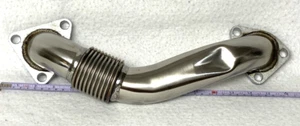 2001,2,3,4,GM DURAMAX 6.6L DIESEL LB7 TURBO TUBE,STAINLESS STEEL,UP PIPE,RH,FLEX - Foto 1 di 3