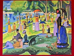 Paint-by-Number 11x14 Impressionist Georges Seurat "A Sunday Afternoon..." PBN - Picture 1 of 5