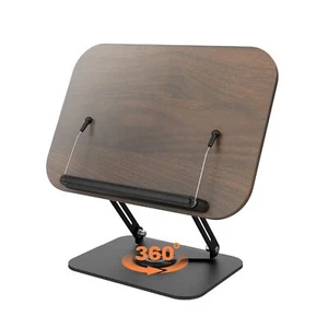 Book Stand for Reading 360 Rotating Adjustable Book Holder Recipe&Textbook St... - Picture 1 of 8