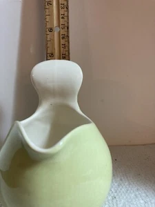 Eva Zeisel Red Wing Pottery Town & Country Pitcher Vintage Light Green 1940s ? - Picture 1 of 9
