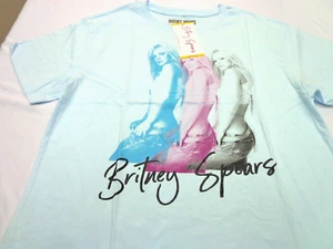 Britney Spears Graphic T-Shirt, Light Blue, NEW Size Medium - Picture 1 of 6