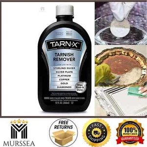 Tarn-X Tarnish Cleaner Sterling Silver Copper Jewelry Gold Diamonds 12 Oz Bottle - Picture 1 of 7