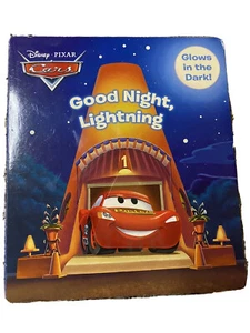 Good Night, Lightening Cars Board Book Disney Pixar Kids Story Random House - Imagen 1 de 9