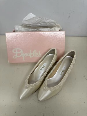Zapatos de boda para mujer de colección marca Dyeables con caja marfil talla nuevos Foto 1 de 4
