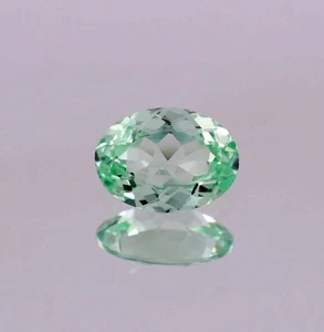 3.35 Ct Natural Sparkling Green Tourmaline Oval Cut Loose Gemstone Certified - Picture 1 of 5