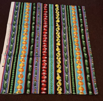 Quilting treasures “Veggie Tales” ( 1  1/2 yards /44 wide) - Image 1 of 4