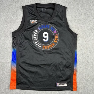 Camiseta deportiva juvenil Nike NBA New York Knicks NYC City Edition RJ Barrett #9 XL/XXL*** Foto 1 de 4