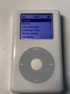Apple iPod classic 4. Generation 4g weiß (20GB) A1059 Retro - Bild 1 von 4
