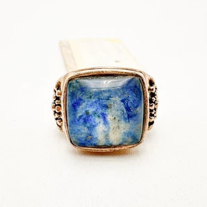 Barse Lapis Lazuli Sterling Silver Ring 925 Size 7.5 NWT - Picture 1 of 10