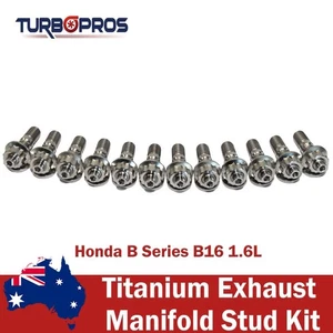 Titanium Exhaust Manifold Stud Kit For Honda B Series B16 1.6L - Picture 1 of 5
