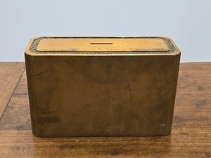 ¿Banco grande Art Deco de latón de los años 20 o caja de colección de iglesia? - Imagen 1 de 12