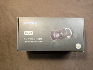 Neewer LS-24 Canon G7X Mark III Camera 2 in 1 18mm HD Wide Angle & 10x Macro - Picture 1 of 9